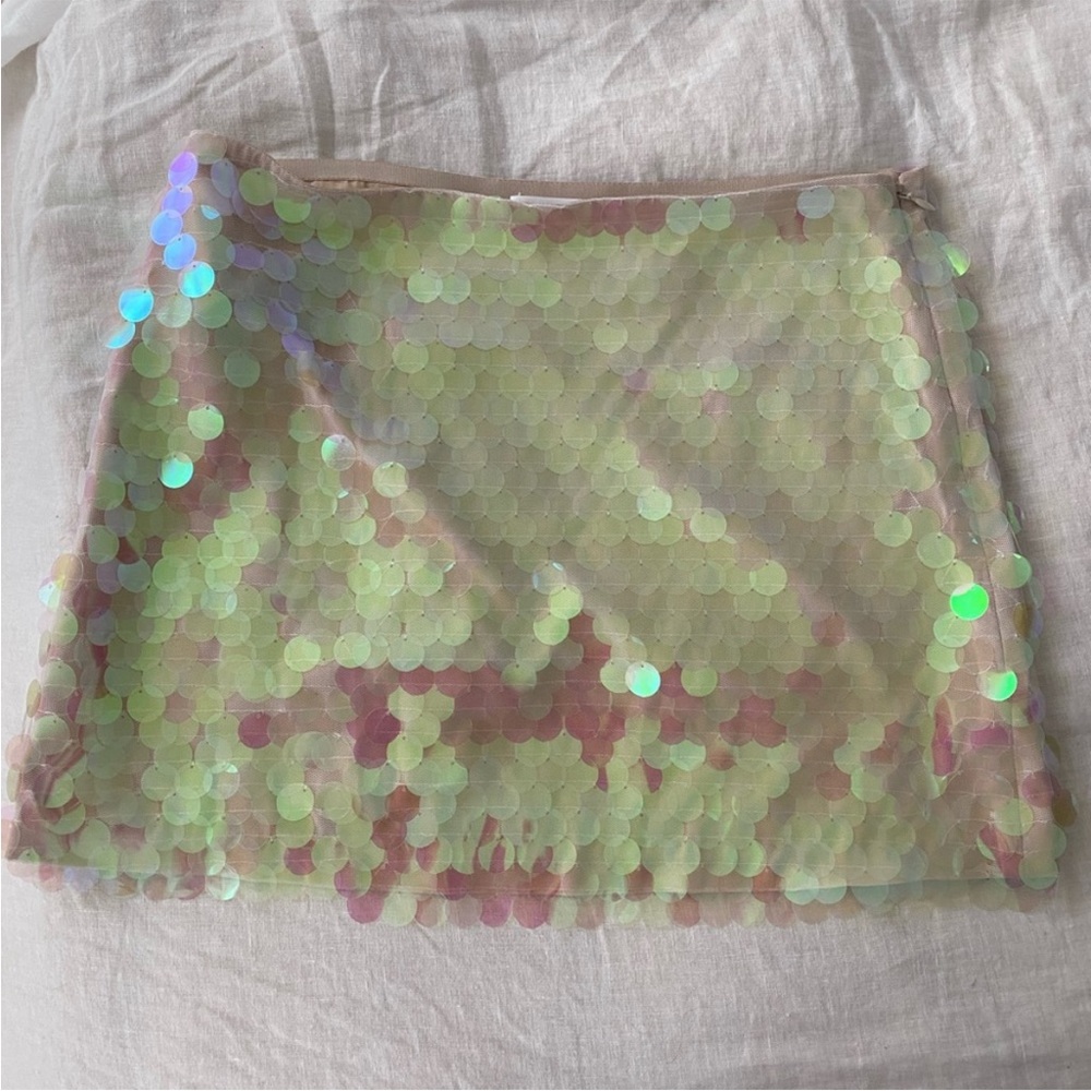 Helmet Lang sequin mini skirt